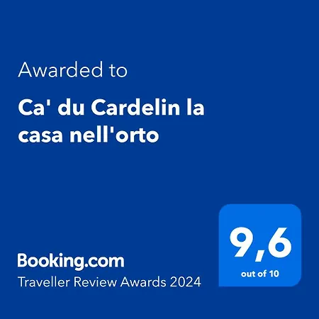Ca' Du Cardelin La Casa Nell'orto * Ventimiglia